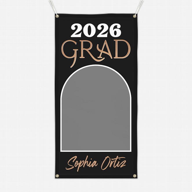 Bold Arch Graduation Banner  Graduation Banners