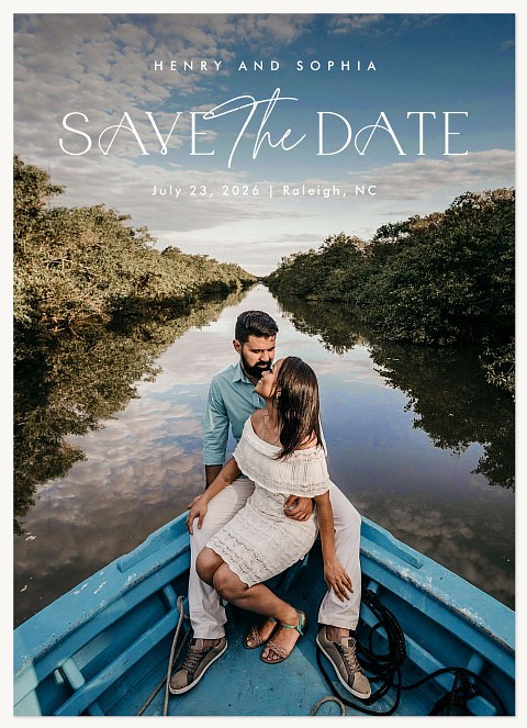 Elegant Mix Save the Date Cards