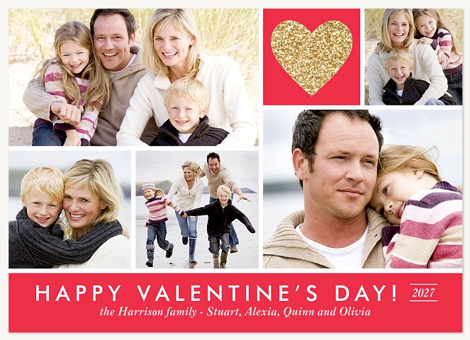 Gold & Glitter Valentines Cards