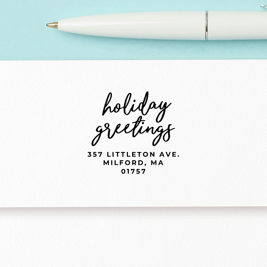 Holiday Greetings | Custom Rubber Stamps