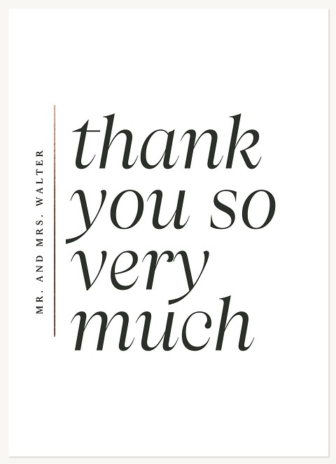 Sorrento Thank You Cards 