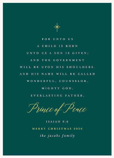 Sacred Scripture Religious Christmas Cards