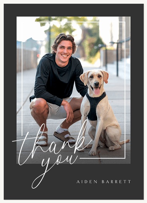 Lush Lettering Thank You Cards 