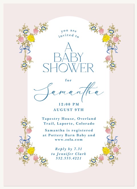 Too Sweet Baby Shower Invites