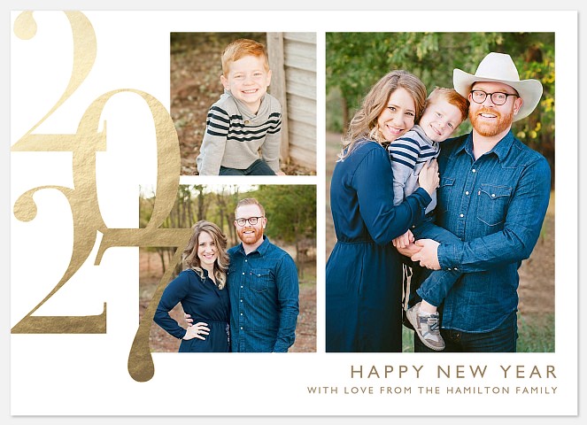 Grand Year Holiday Photo Cards