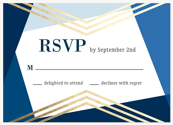 Dapper Angles Bar Mitzvah RSVP Cards