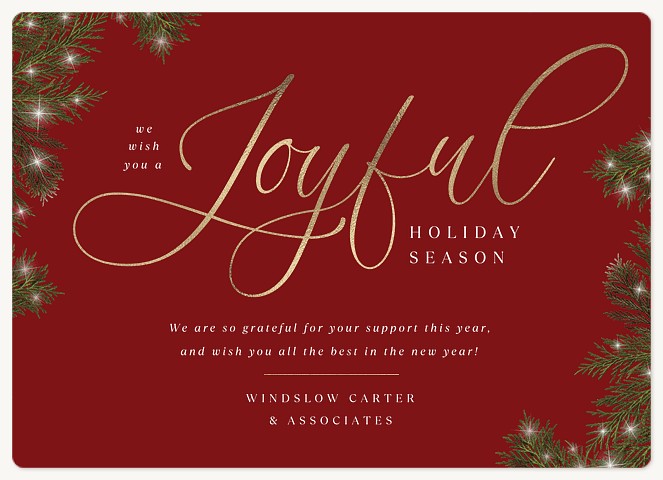 Branched Out Holiday & Christmas Magnet Cards