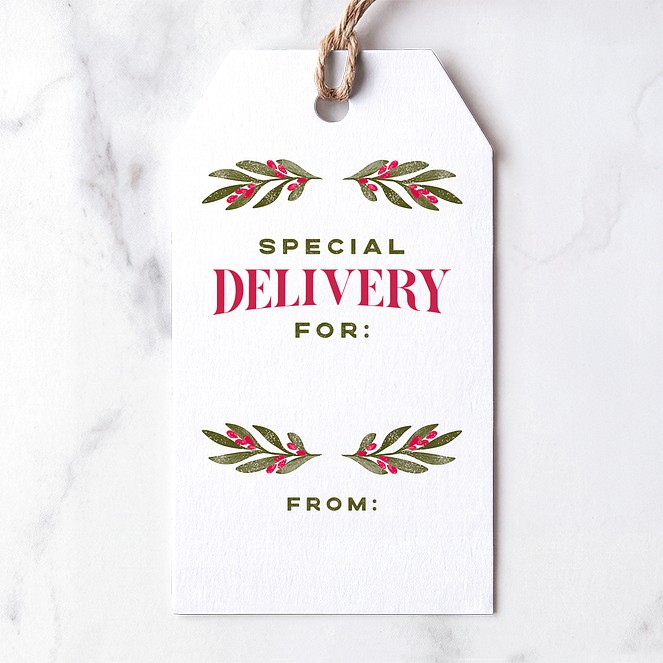 Antique Decor Custom Gift Tags