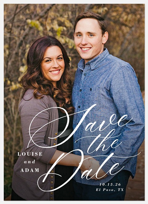 Delicate Balance Save the Date Photo Cards