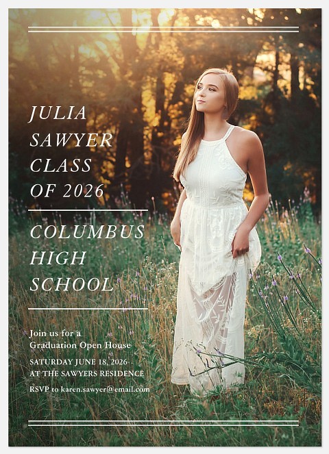 Classic Headline Graduation Cards
