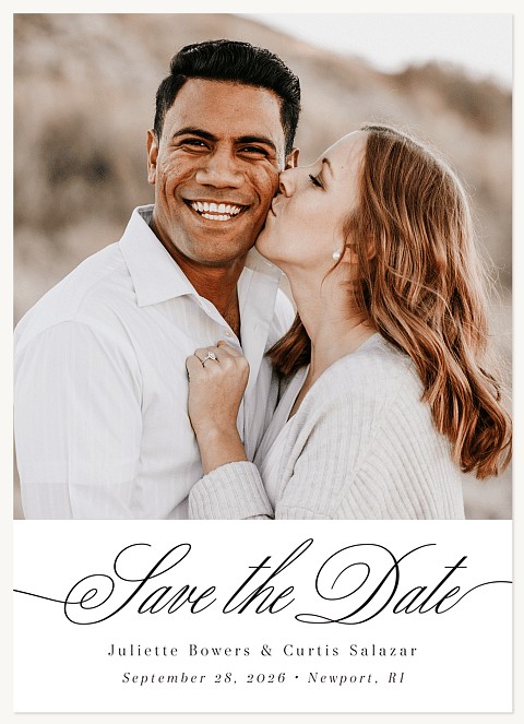 Refined Save Save the Date Cards