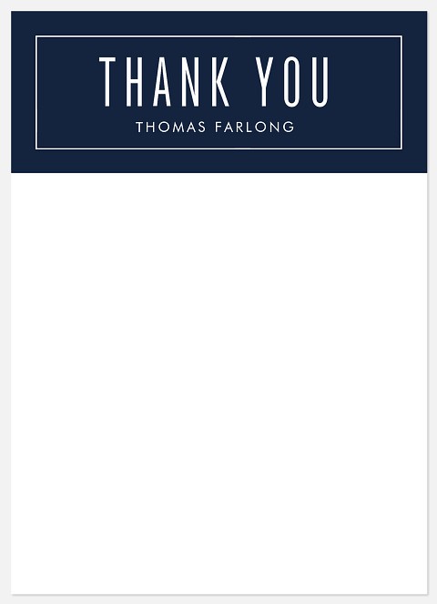 Classic Prep Thank You Cards 