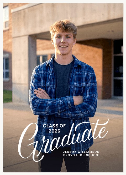 Commencement Script Graduation Cards