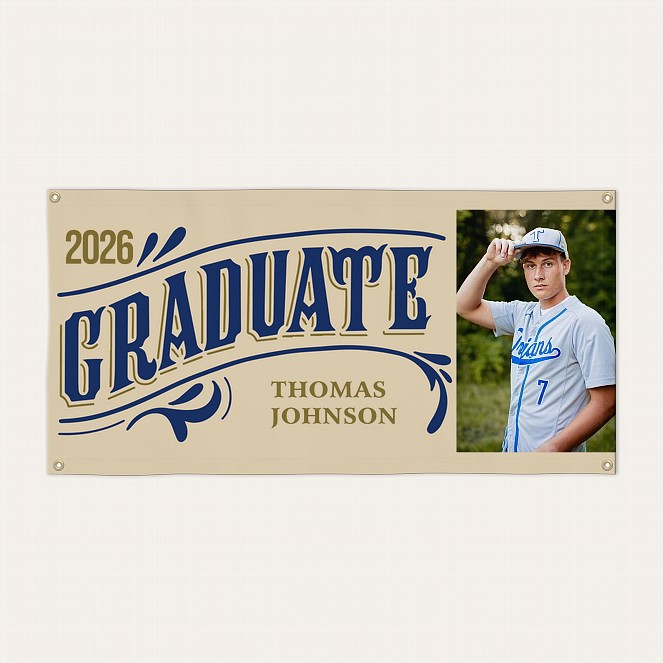 Old Style Grad Banner  Custom Banners