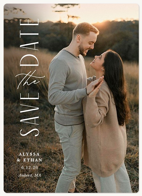 Upwards Save the Date Magnets