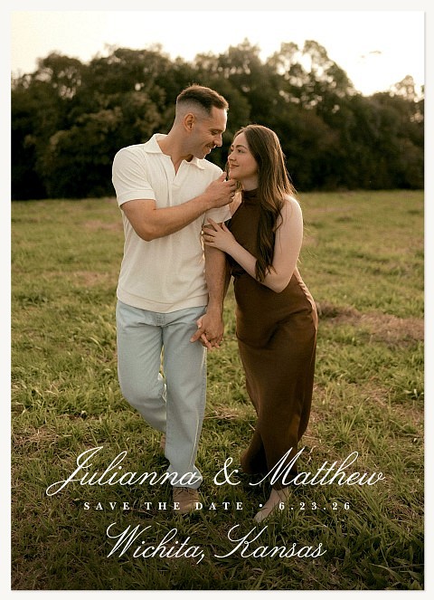Quartz Save the Date Cards