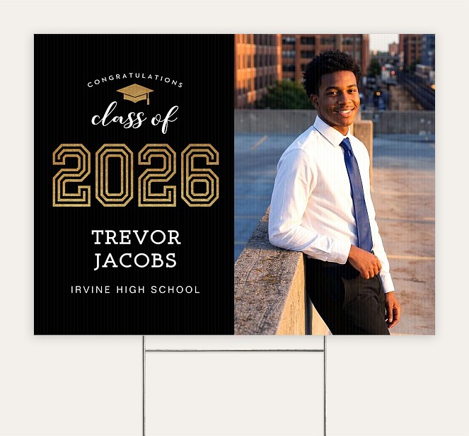 Inline Year Custom Yard Signs