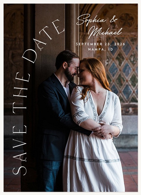 Arc and Script Save the Date Cards