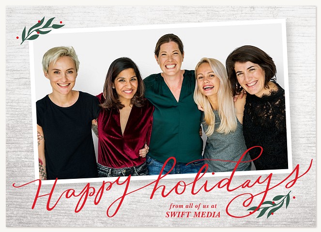 Holly Sprigs Business Holiday Cards