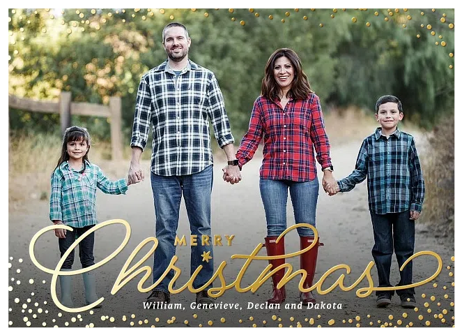 Christmas Confetti Christmas Cards