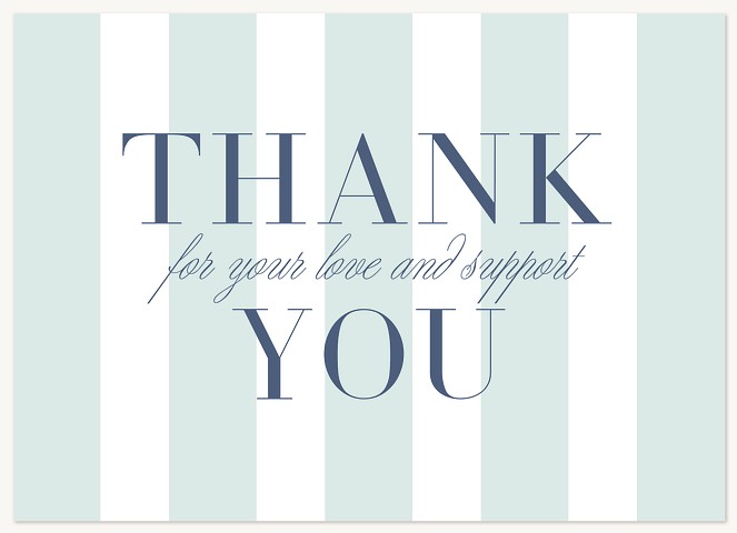 Sunshine Stripe Thank You Cards 