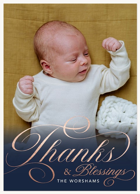 Precious Script Thank You Cards 