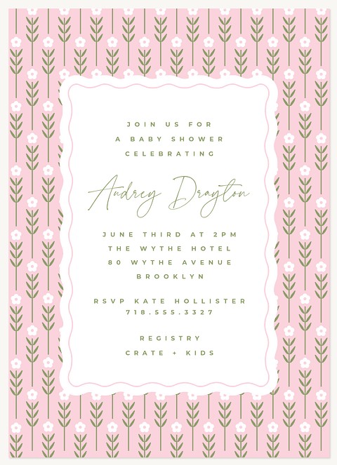 Sprout & Bloom Baby Shower Invites
