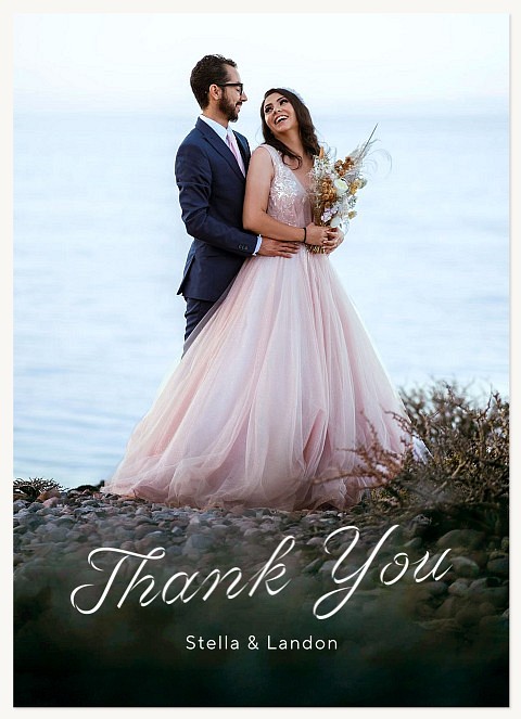 Ribboned Thank You Cards 