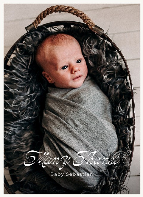 New Kid Thank You Cards 