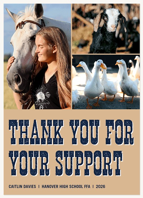 Block Thank You Thank You Cards 
