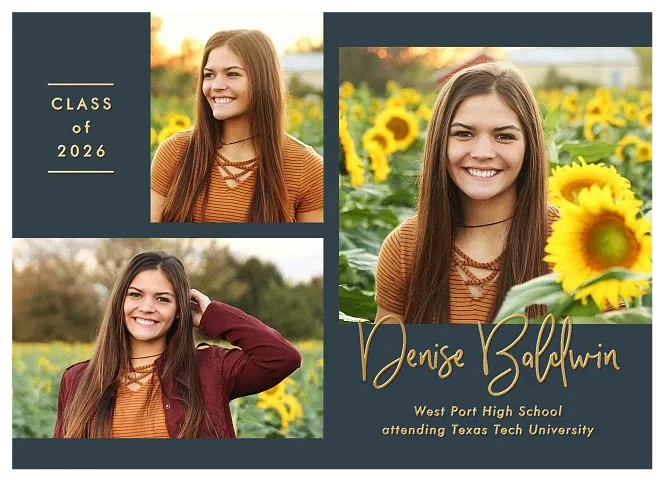 Modern Signature Graduation Cards
