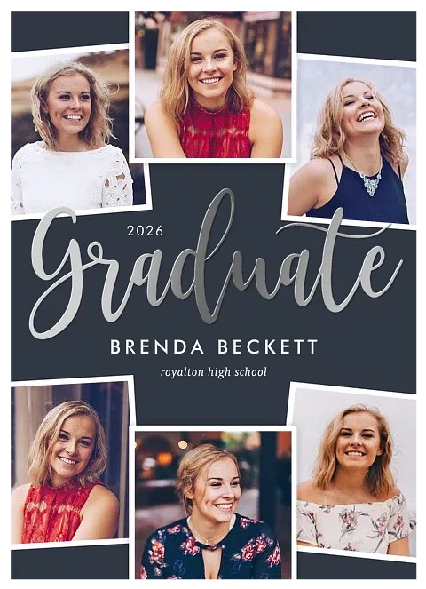 Modern Calligraphy Graduation Cards