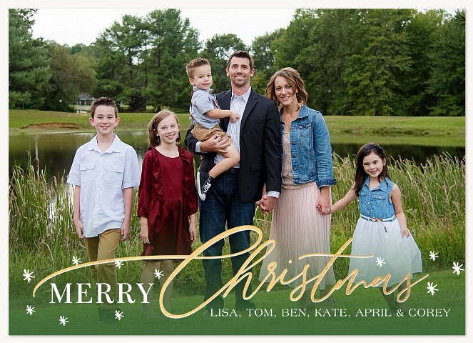 Festive Overlay Christmas Cards