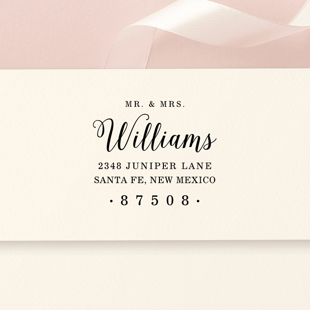 Elegantly Simple | Custom Rubber Stamps