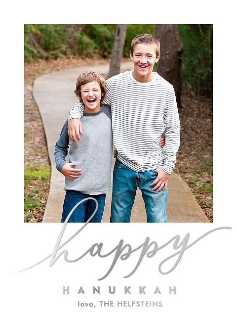 Festive Ombre Hanukkah Cards