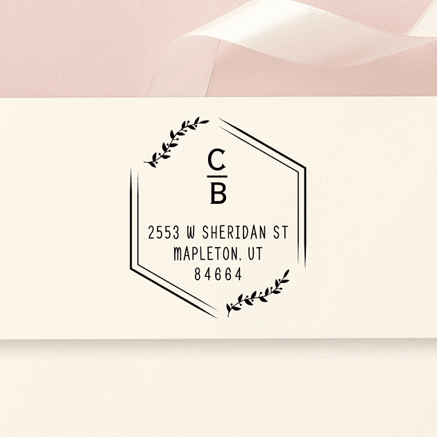 Geo Garden | Custom Rubber Stamps