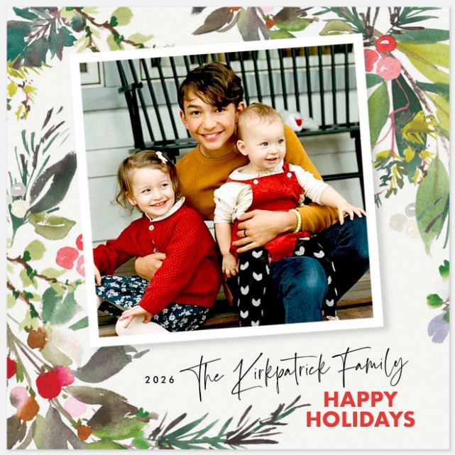 Festive Frame Holiday Photo Cards