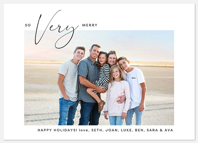 Simple Joys Holiday Photo Cards