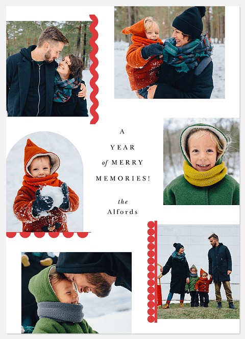 Jolly Edges Holiday Photo Cards