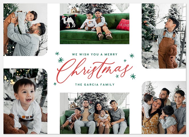 Starstruck Christmas Holiday Photo Cards
