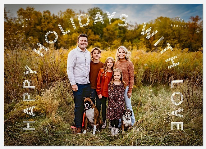 Arched Wishes Holiday Photo Cards