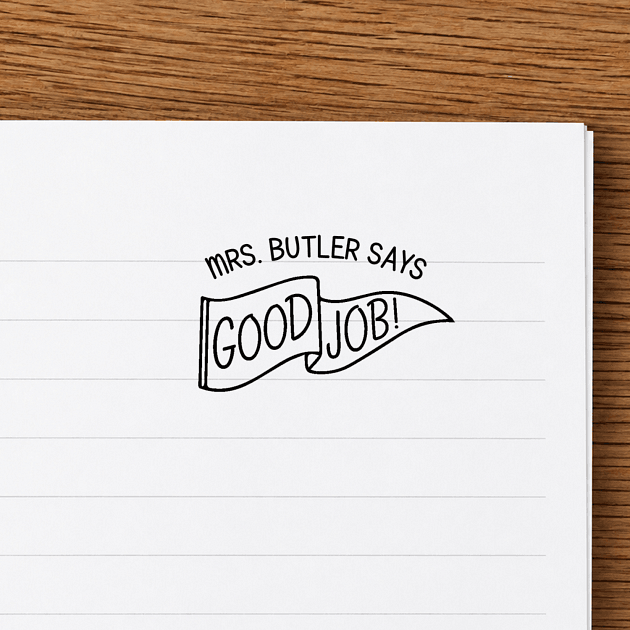Good Job Banner | Custom Rubber Stamps