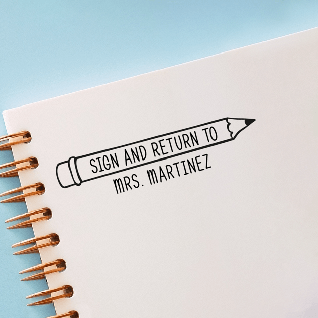 Pencil Signature | Custom Rubber Stamps