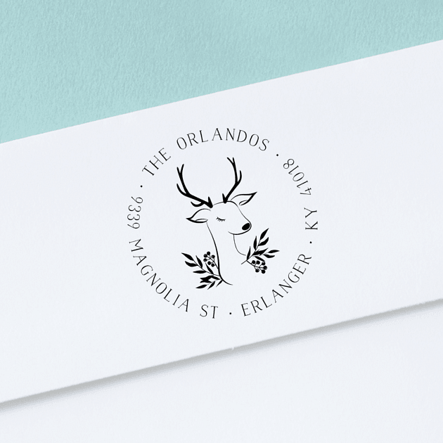 Near and Deer | Custom Rubber Stamps