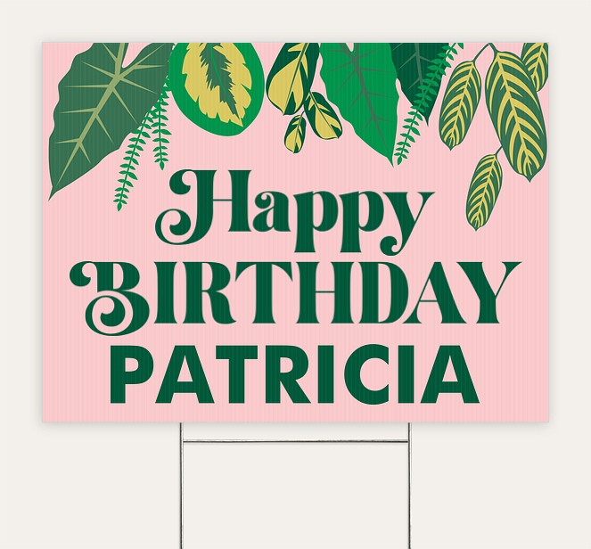 Plant Lady Custom Yard Signs