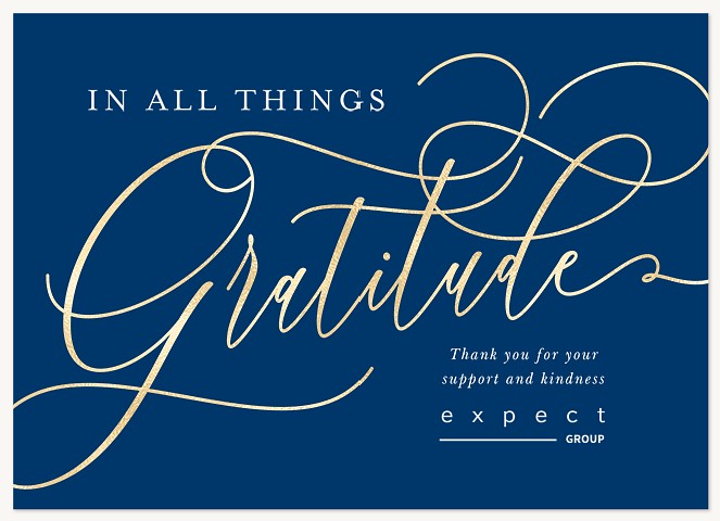 In All Things Business Thank You Cards