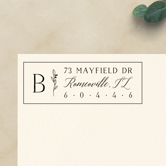 Handdrawn Hello | Custom Rubber Stamps