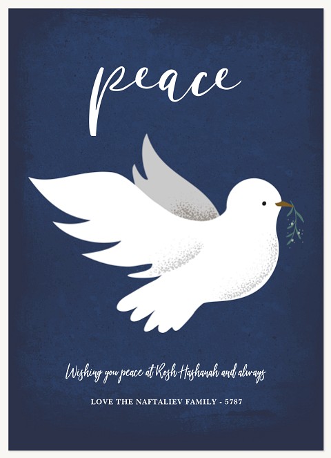 Wishing for Peace Rosh Hashanah cards