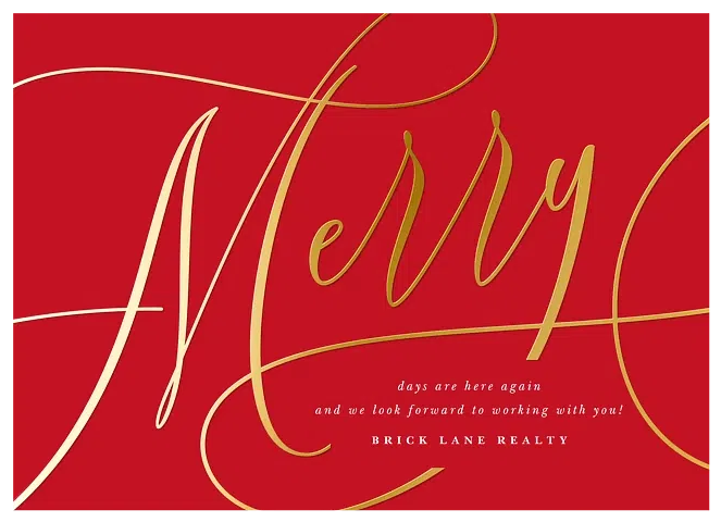 Ultra Merry Business Holiday Cards