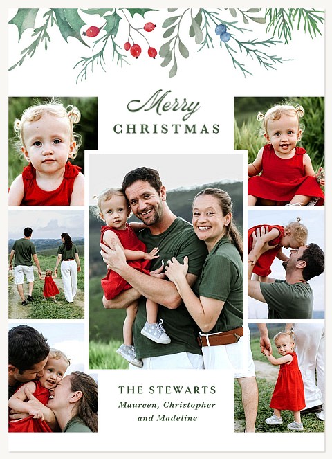Spruced Up Personalized Holiday Cards